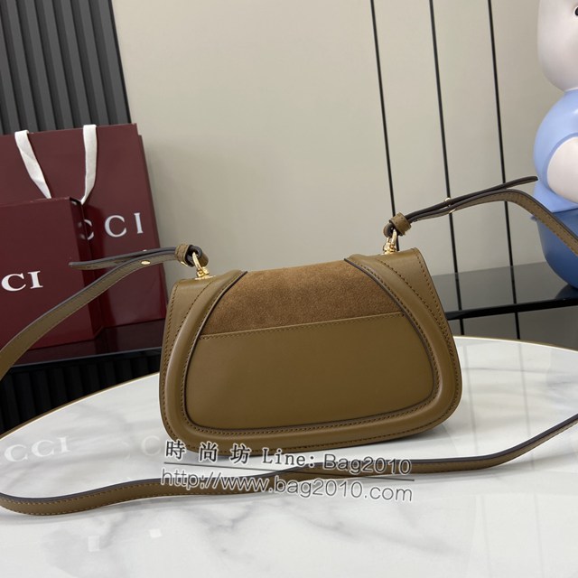 Gucci專櫃古馳最新款Blondie系列迷你肩背包斜挎女包 jh2145型號：815700